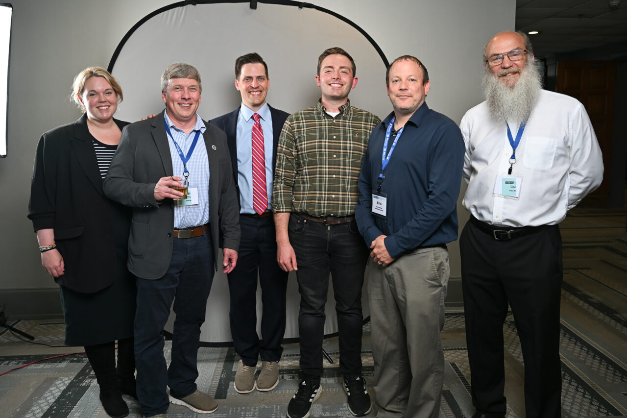 A photograph of a group of LaBella employees at an awards ceremony.
